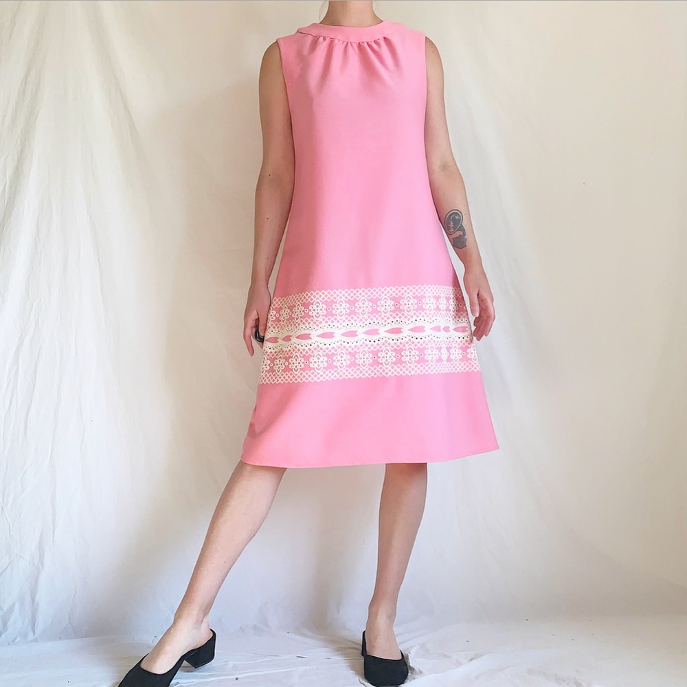 Vintage Late 50s/Early 60s Bubblegum Pink Dress